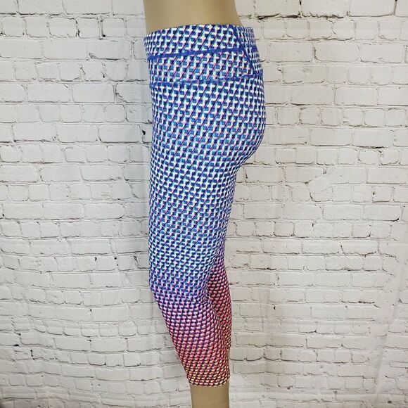 ATHLETA Vivid Sonar Capri Pants Pink Purple S - Picture 7 of 9